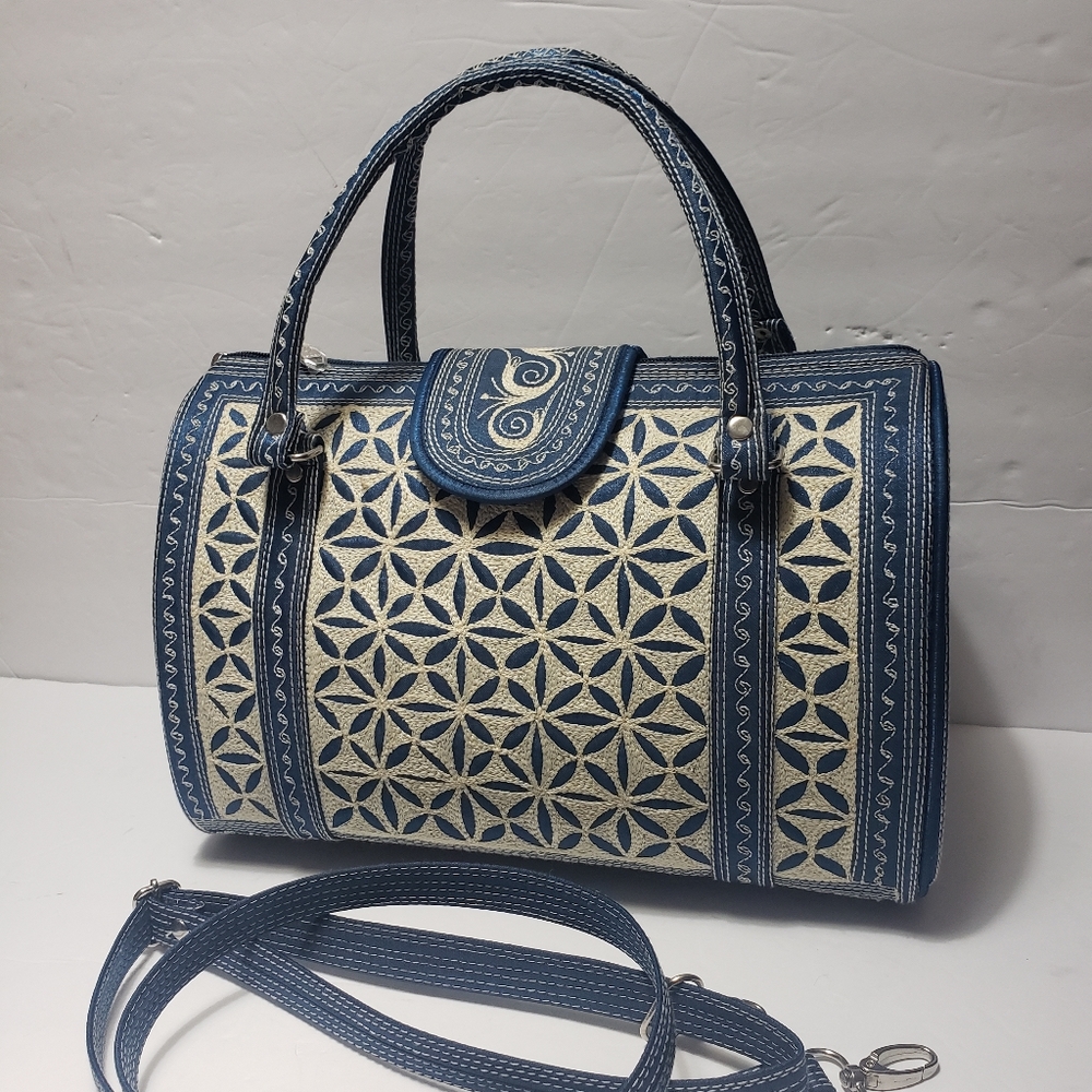 NEW! BANDA BAGS Embroidered Duffle Bag
